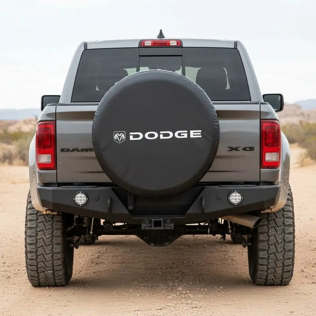 Dodge Logolu Stepne Kılıfı